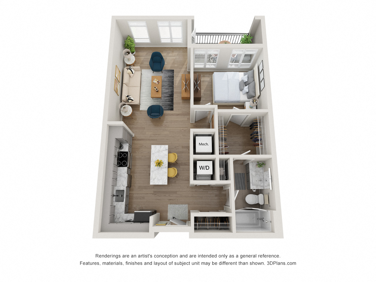 5000 Libbie Mill East Boulevard Studio-3 Beds Apartment for Rent - Photo Gallery 21